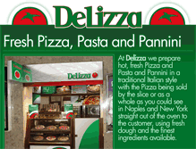 Tablet Screenshot of delizza.co.uk
